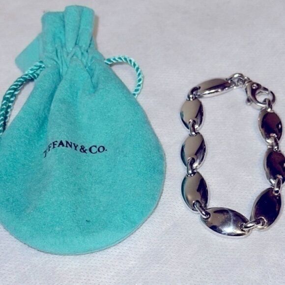 Tiffany & Co. Jewelry - Authentic Tiffany & Co. Sterling Silver Pebble Link Bracelet – Retired Design